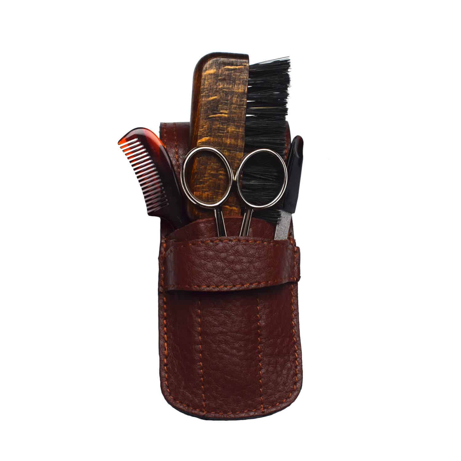 4 Piece Moustache Set Luxury Mens Shaving Products Mens Grooming